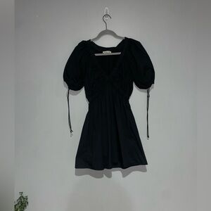 Abercrombie & Fitch - Black Puff Sleeve Mini Dress